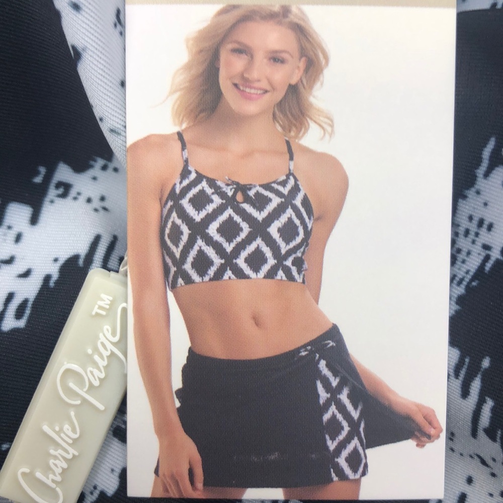 Charlie Paige 2pc swim set NWT